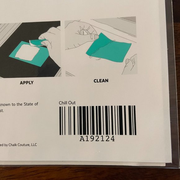 Chalk Couture Chill Out transfer - size A - NEW - Picture 2 of 2